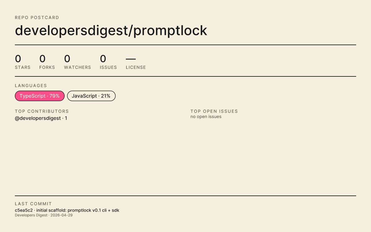 PromptLock product preview