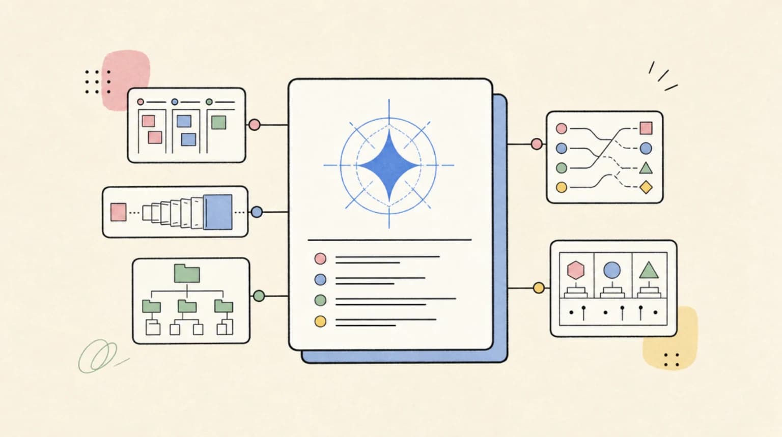 Abstract systems illustration for What shipped