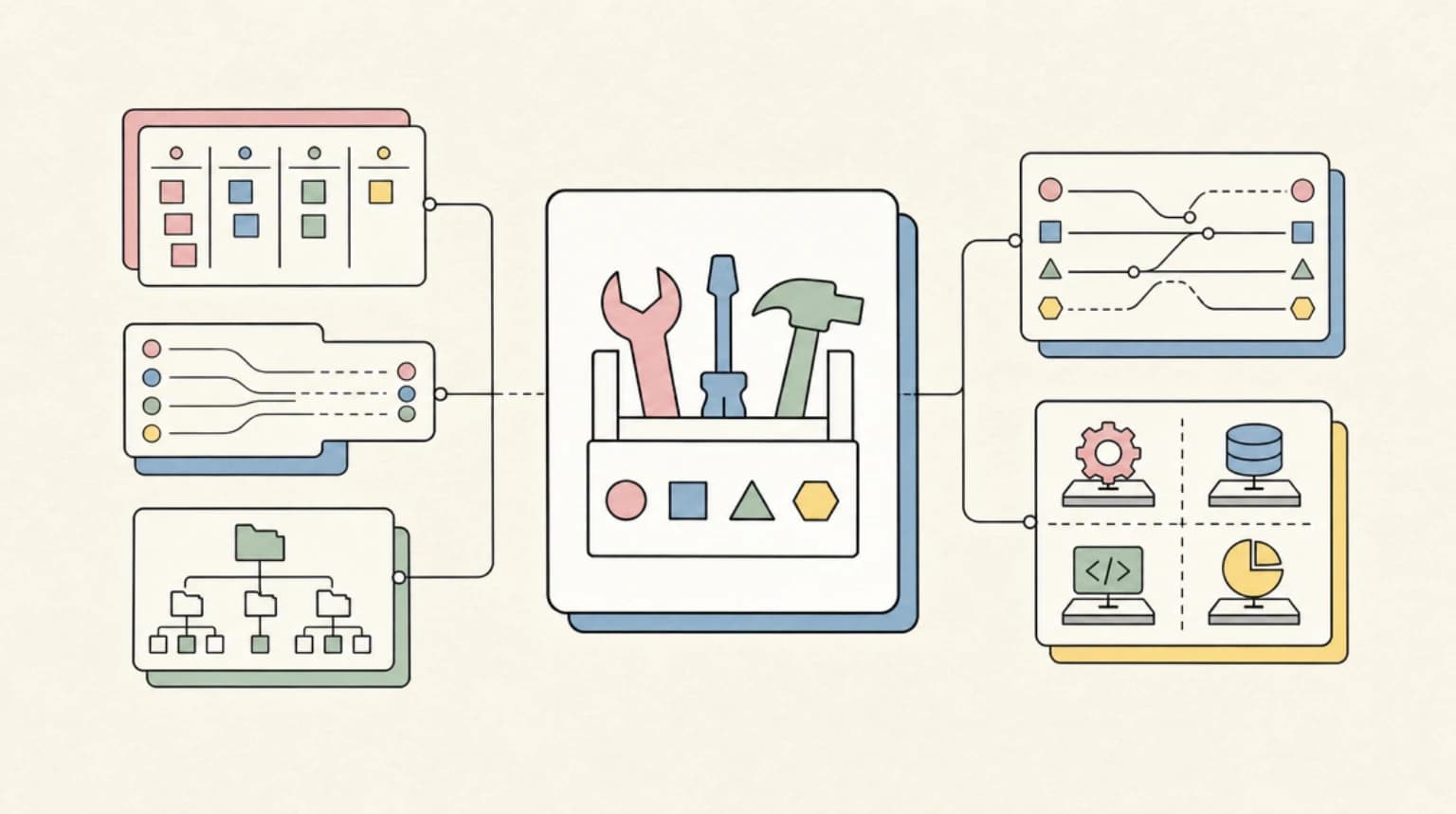 Abstract systems illustration for How to Design the Tool Set
