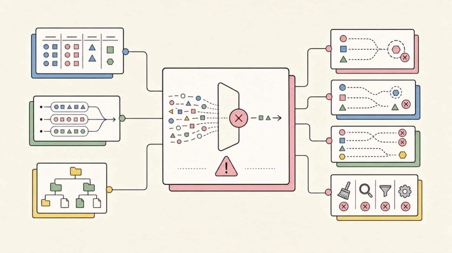 Abstract systems illustration for Failure modes
