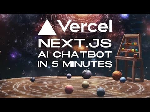 Getting Started with Vercel's Next.js AI Chatbot In 5 Minutes