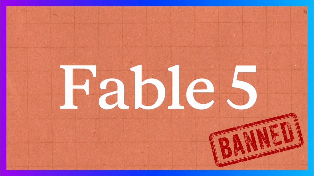 Claude Mythos & Fable 5 Banned